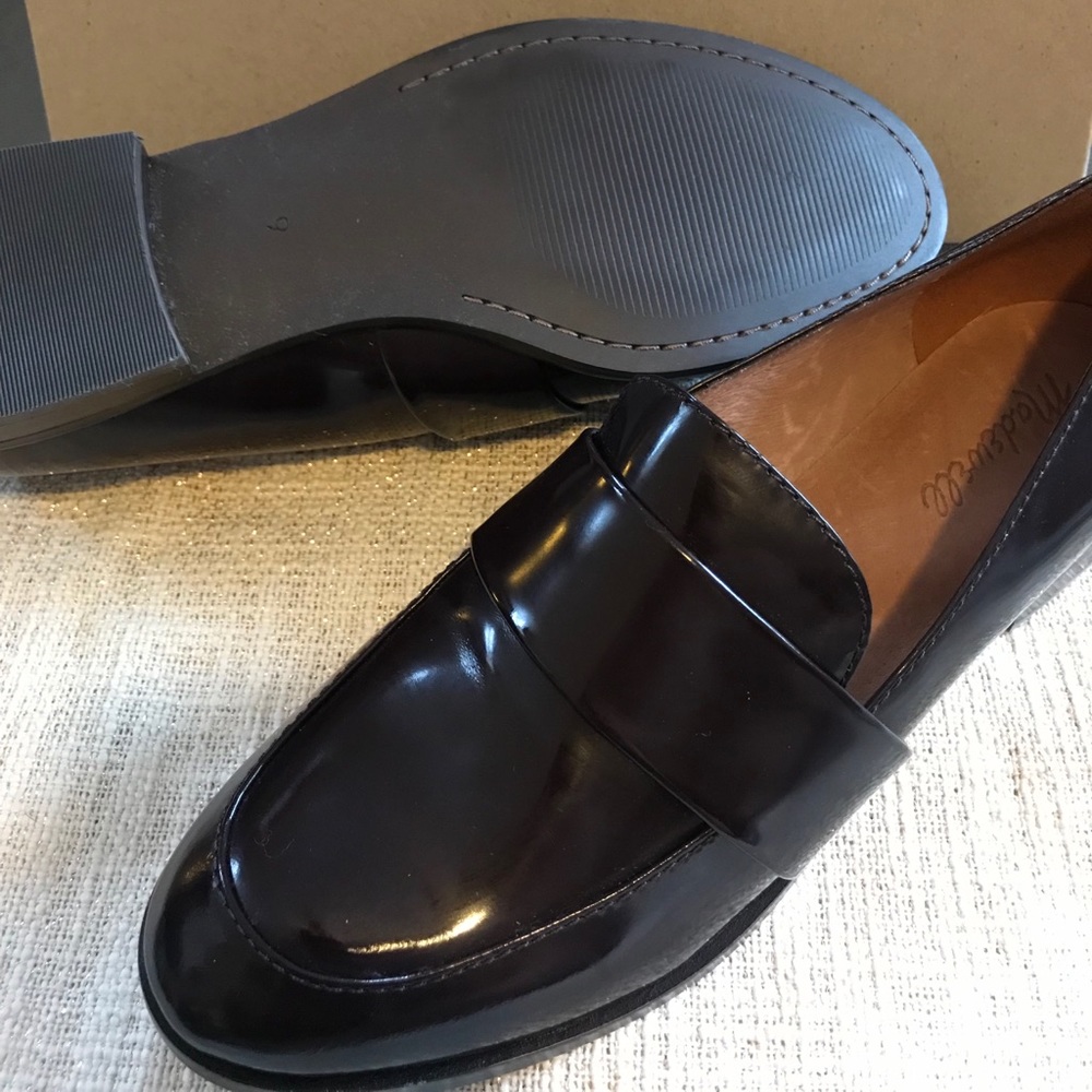 Madewell The Elin Loafer Burgandy